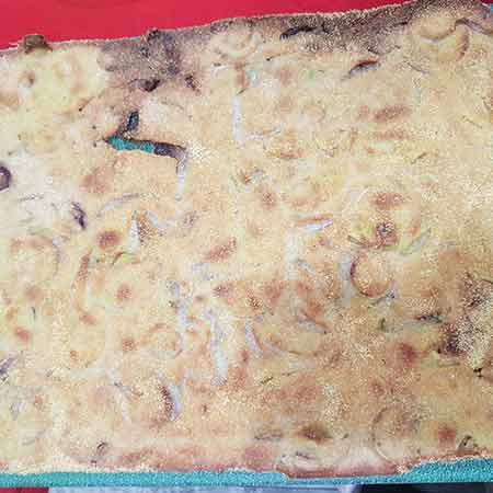 Focaccia croccantella senza lievito