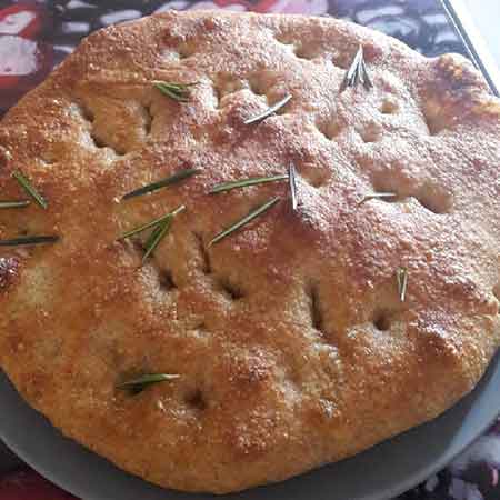 Focaccia semi integrale