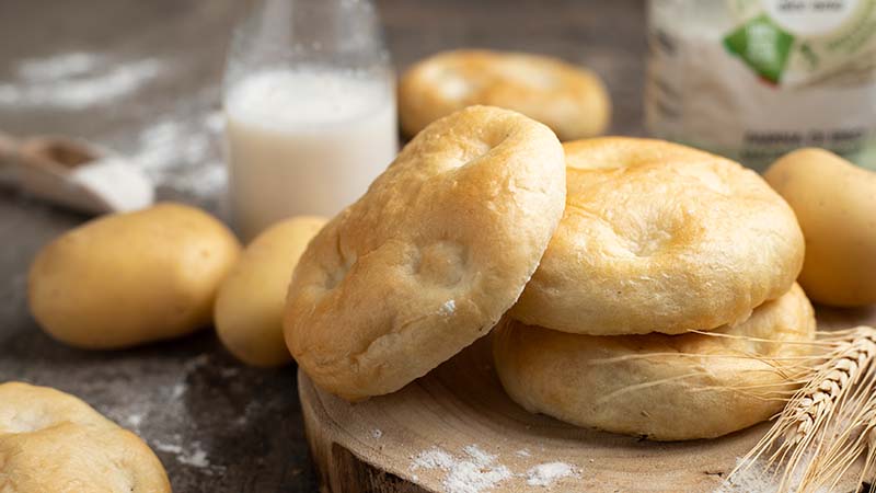 Focaccine con patate