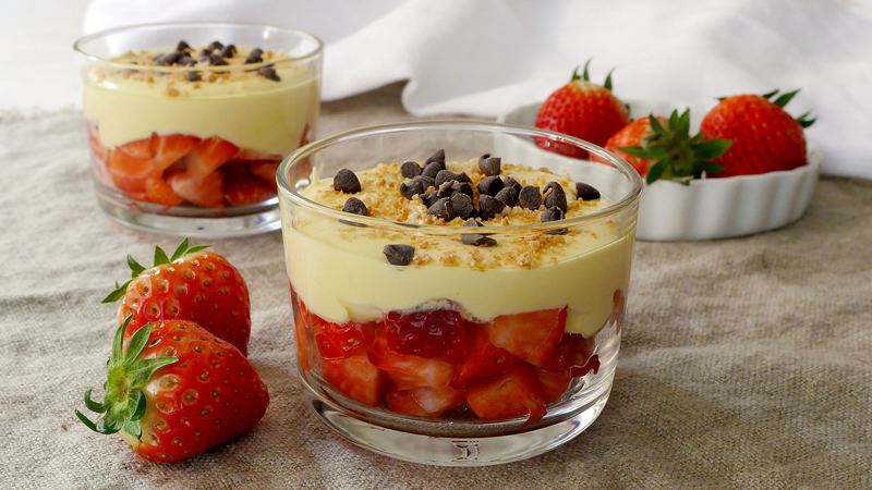 Fragole con crema al mascarpone