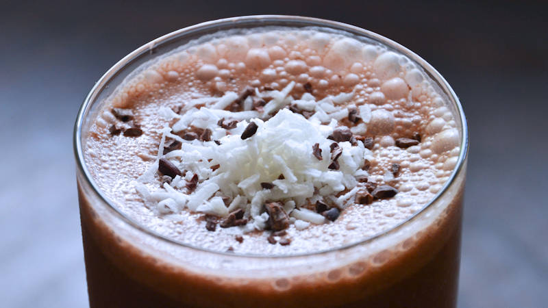 Frappè cioccolato e cocco