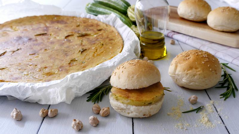 Frittata di ceci e zucchine senza uova