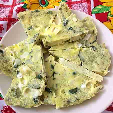 Frittata di patate e zucchine