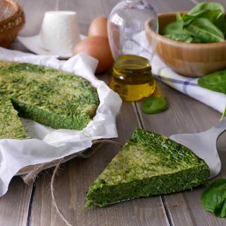 Frittata di spinaci