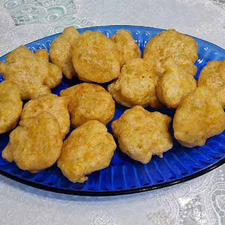 Frittelle di fiori di zucca a lenta lievitazione