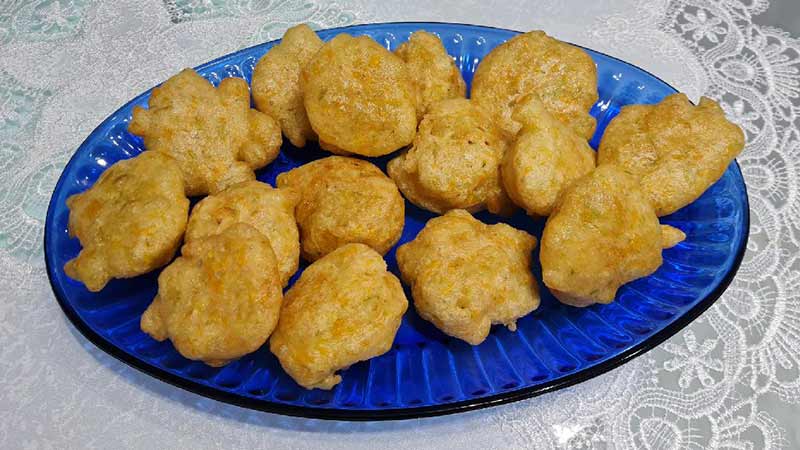 Frittelle di fiori di zucca a lenta lievitazione