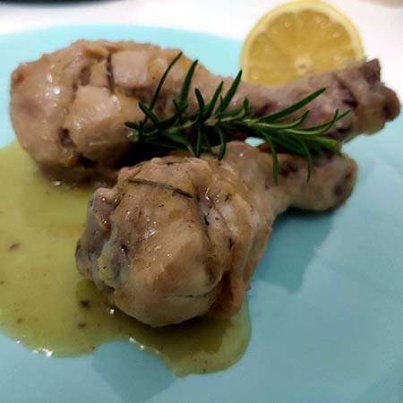 Fusi di pollo miele e limone