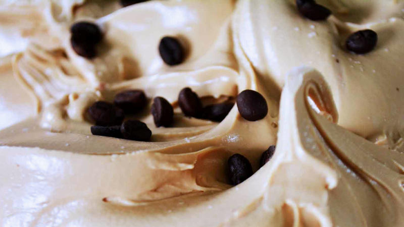 Gelato al caffè e cioccolato