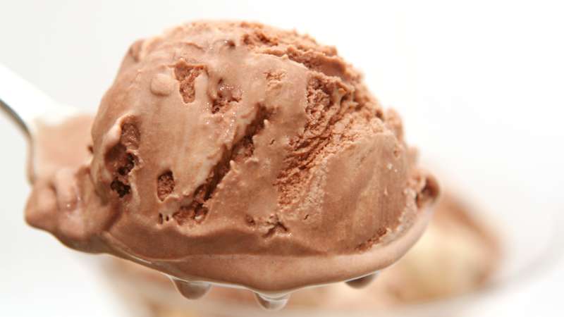 Gelato al cioccolato fondente vegan