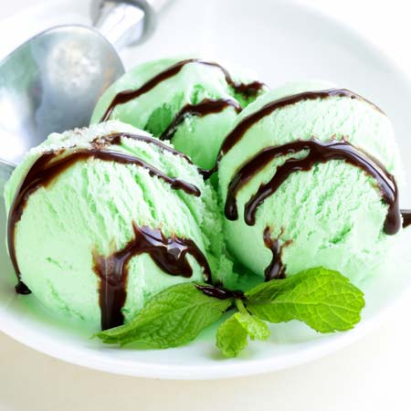 Gelato alla menta fresca