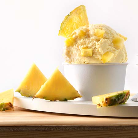 Gelato ananas e yogurt