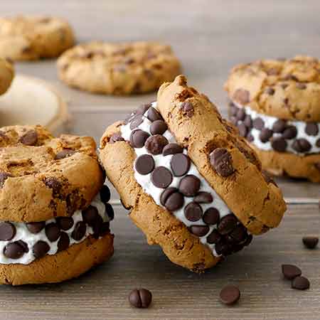 Gelato biscotto cookies