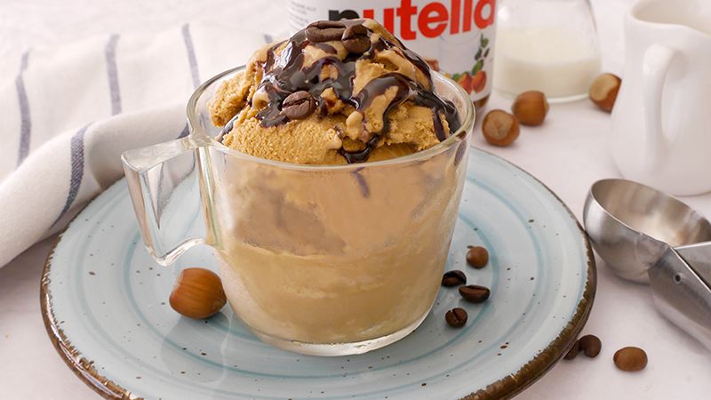 Gelato caffè e Nutella