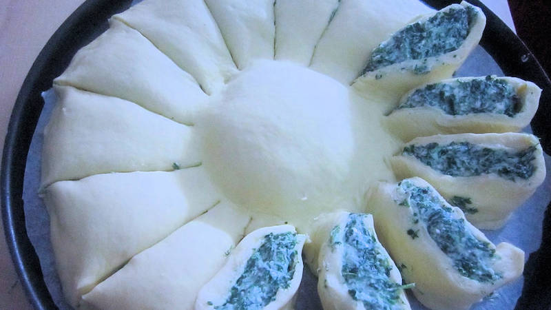 Girasole ricotta e spinaci