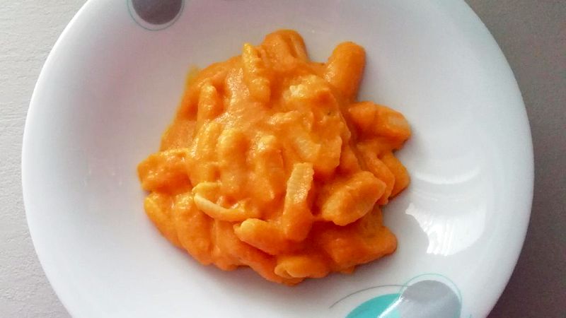 Gnocchetti sardi in crema di zucca e carote