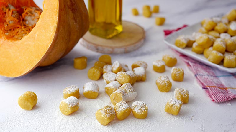 Gnocchi di zucca senza uova