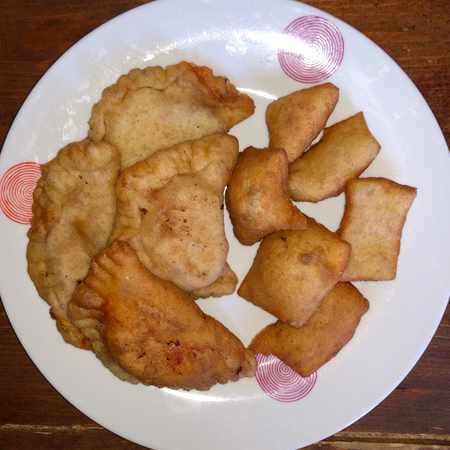 Gnocchi fritti e panzerotti con patate