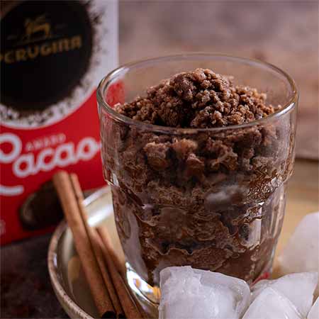 Granita al cacao e cannella