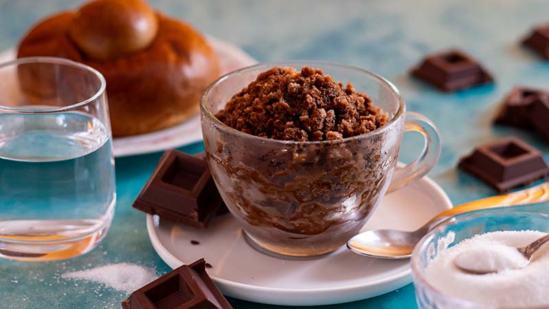 Granita al cioccolato fondente