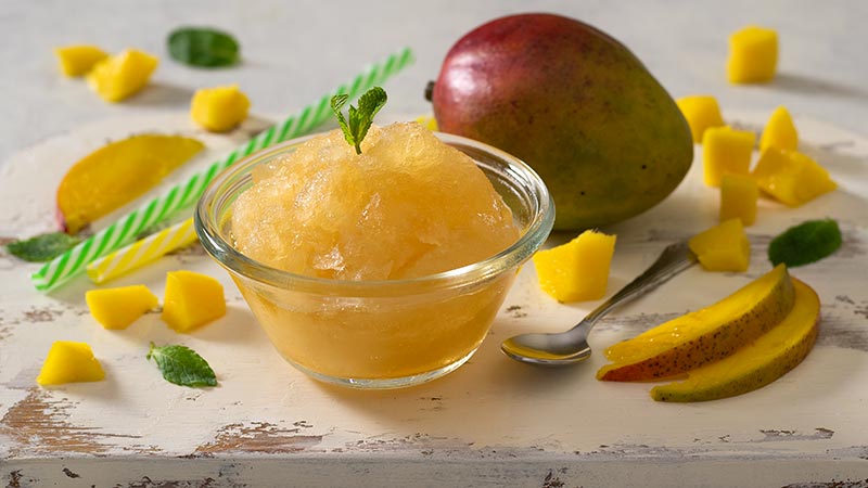 Granita al mango veloce