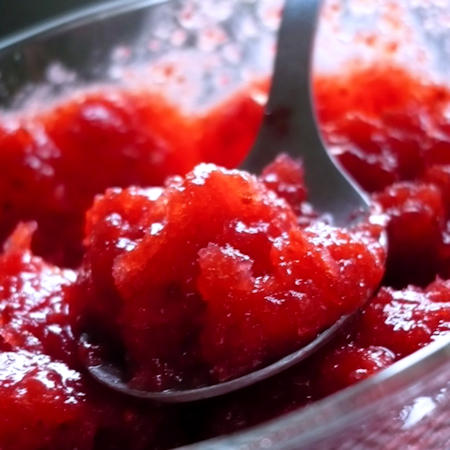 Granita alle fragole