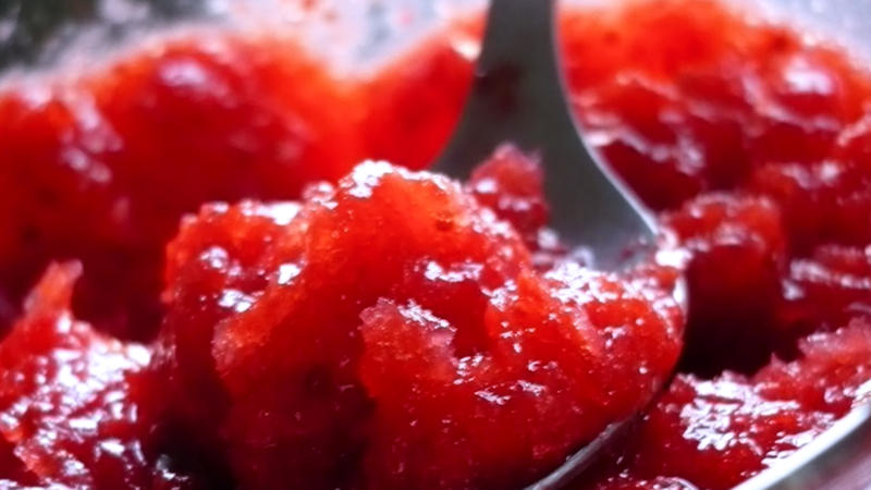 Granita alle fragole