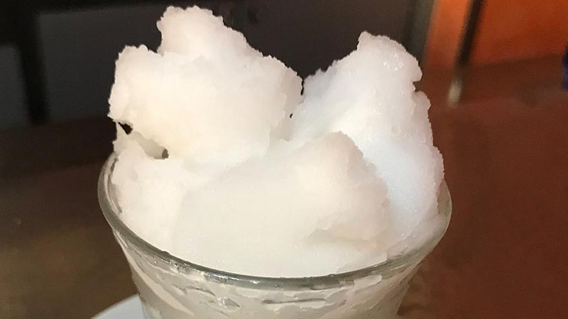 Granita alle mandorle siciliana