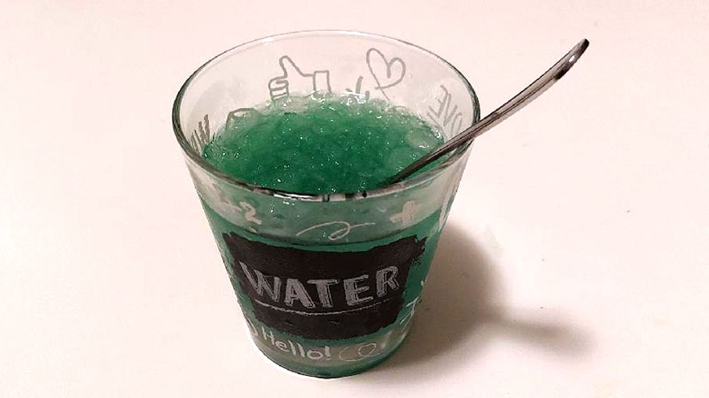 Granita menta e orzata veloce