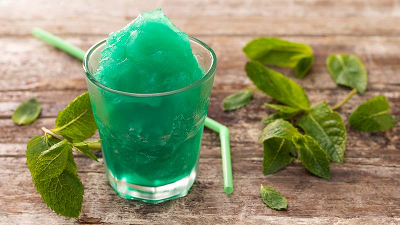 Granita veloce alla menta