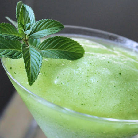 Granita verde menta e mela