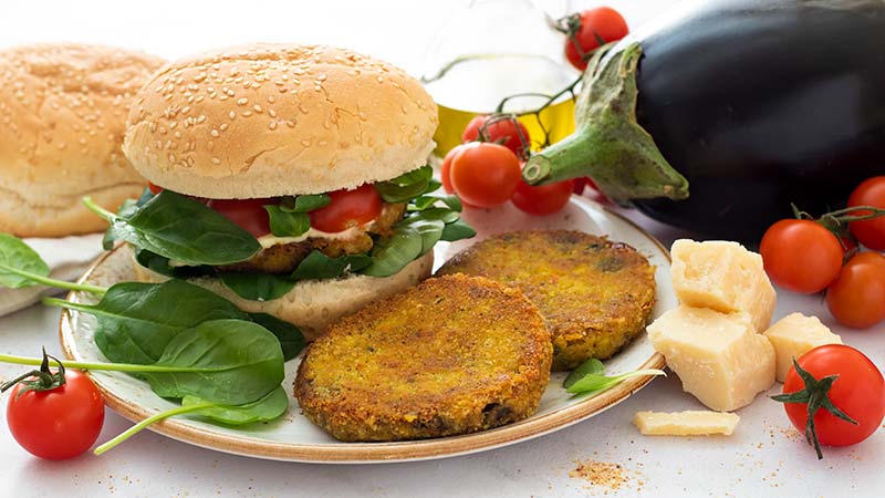 Hamburger di melanzane