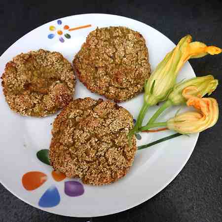 Hamburger zucchine e menta