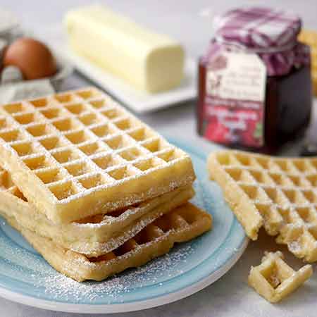 Impasto per waffle veloce