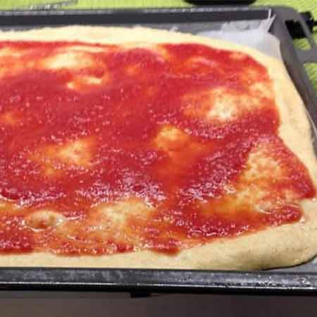 Impasto pizza con lievito madre essiccato