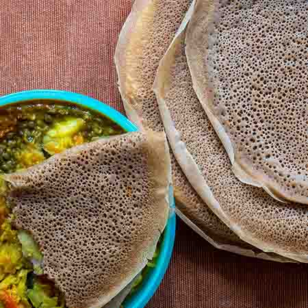 Injera pane etiope