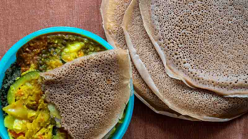 Injera pane etiope