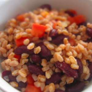 Insalata di farro con verdure