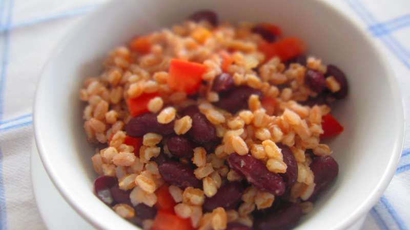 Insalata di farro con verdure