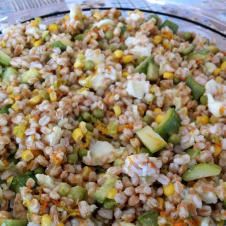 Insalata di farro e zucchine