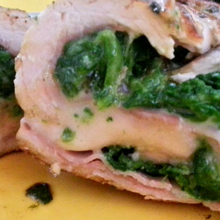 Involtini di tacchino prosciutto e spinaci