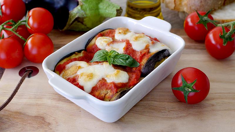 Involtini leggeri di melanzane