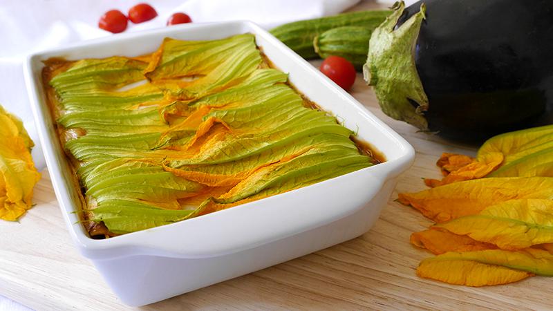 Lasagne ai fiori di zucca