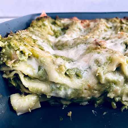 Lasagne piselli e salmone