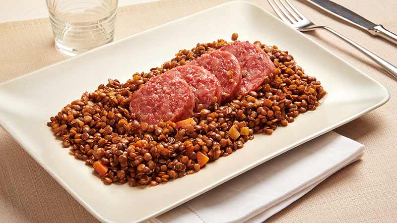 Lenticchie e cotechino