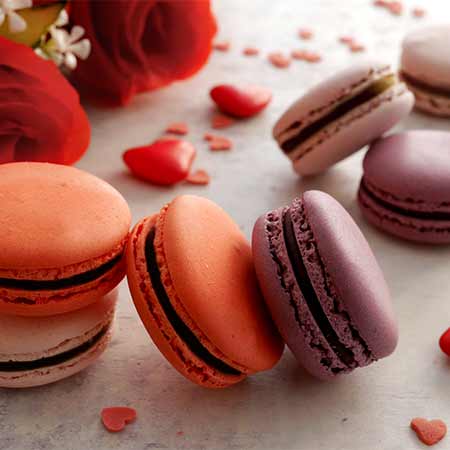 Macarons di San Valentino