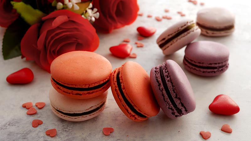 Macarons di San Valentino