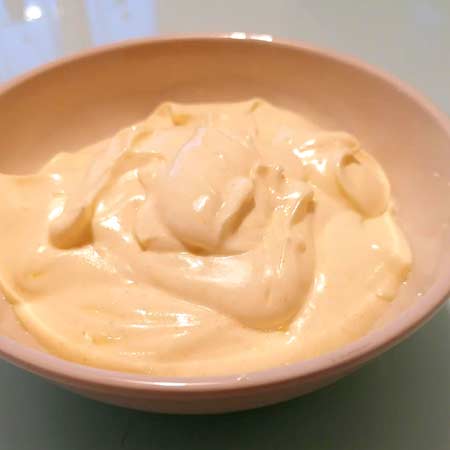 Maionese con yogurt greco