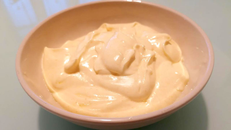 Maionese con yogurt greco