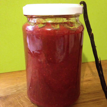 Marmellata di fragole e vaniglia