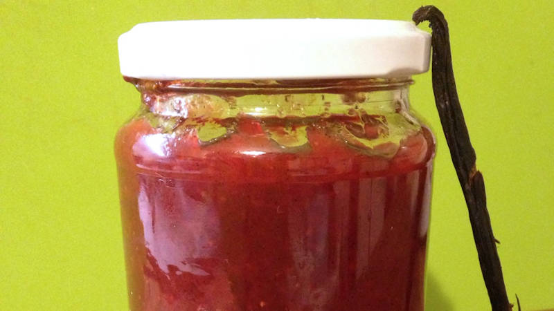 Marmellata di fragole e vaniglia